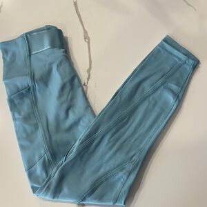 Victoria's Secret Light Blue 7/8 Length Sport Leggings Size S NWT